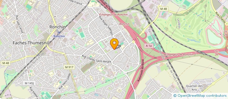 localisation de l'entreprise OLIVIER-RAES  RONCHIN