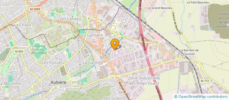 localisation de l'entreprise OLIVIER RAYMOND VINS ET COPAINS  AUBIERE