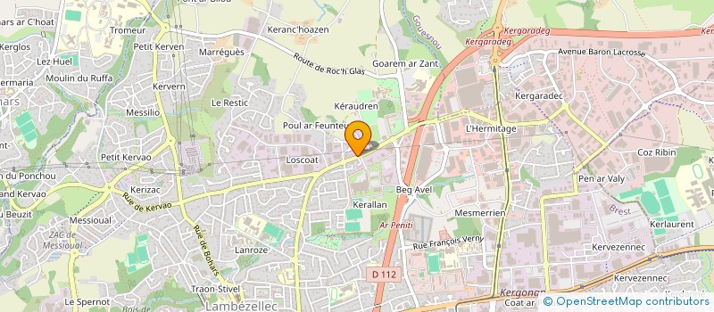 localisation de l'entreprise OLIVIER RIOT à BREST