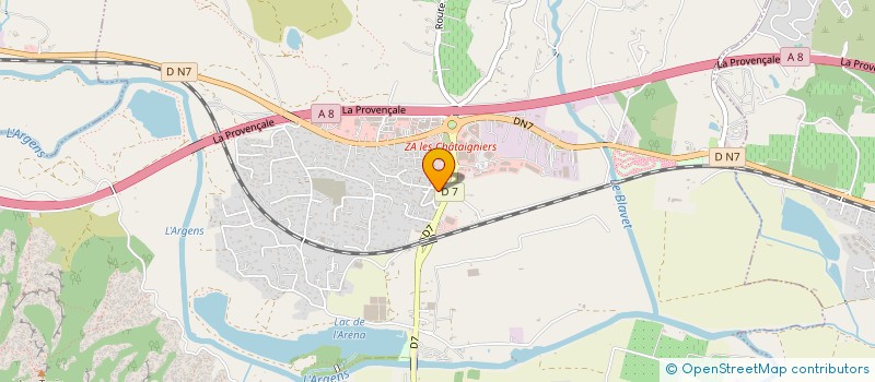 localisation de l'entreprise OLIVIER ROCQ PHOTOGRAPHIE  ROQUEBRUNE-SUR-ARGENS