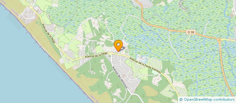 localisation de l'entreprise OLIVIER'S PLOMBERIE  SAINT-HILAIRE-DE-RIEZ