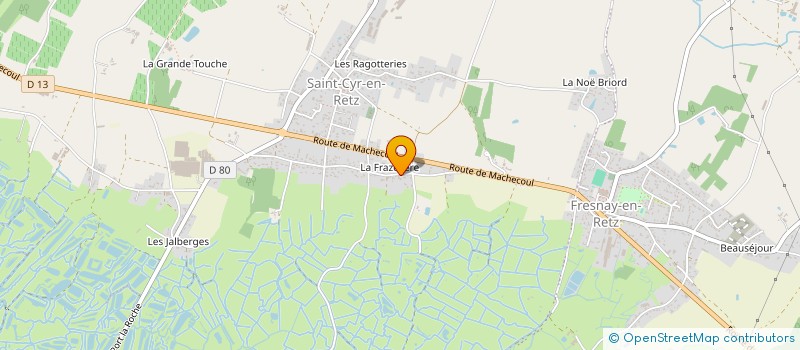 localisation de l'entreprise OLIVIER SALAUD à VILLENEUVE-EN-RETZ