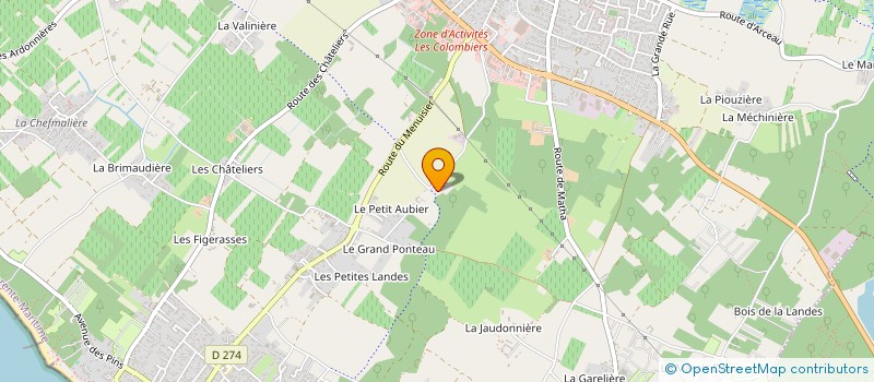 localisation de l'entreprise OLIVIER T & R  SAINT-PIERRE-D'OLERON