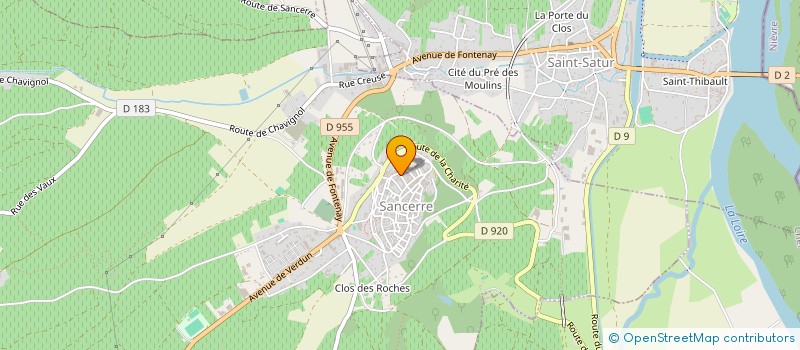 localisation de l'entreprise OLIVIER THIERRIAZ  SANCERRE