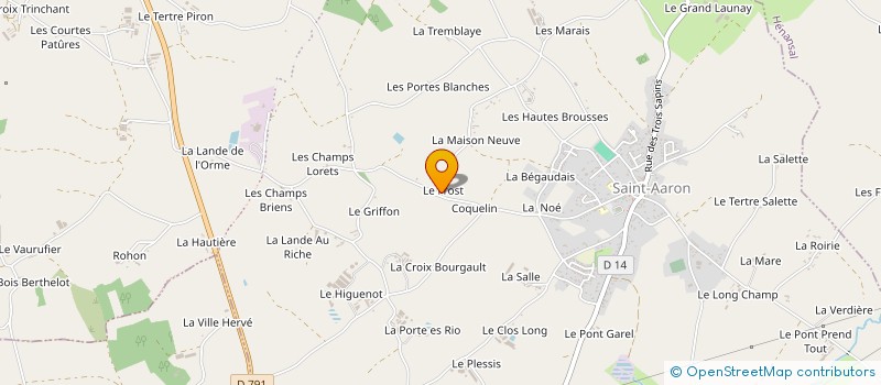 localisation de l'entreprise OLIVIER URVOY MENUISIER à LAMBALLE-ARMOR