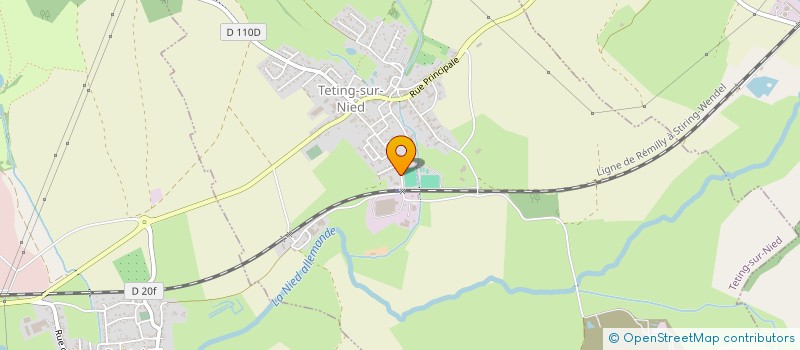 localisation de l'entreprise OLIVIERED  TETING-SUR-NIED
