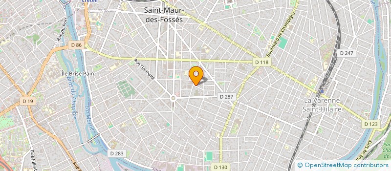 localisation de l'entreprise OLIVIERI  SAINT-MAUR-DES-FOSSES