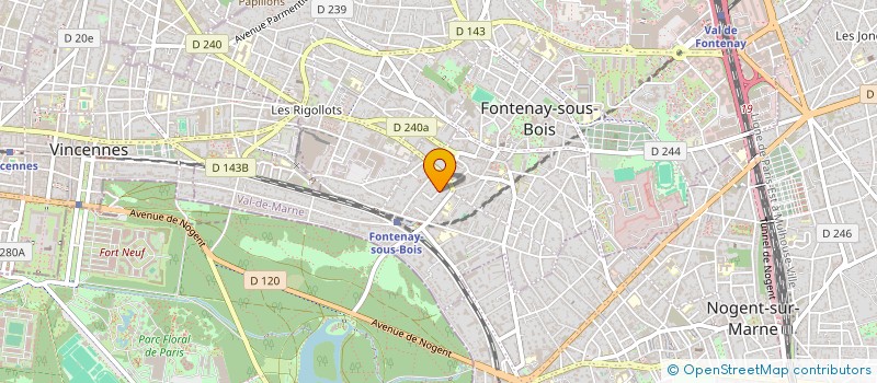 localisation de l'entreprise OLIVIERI  FONTENAY-SOUS-BOIS