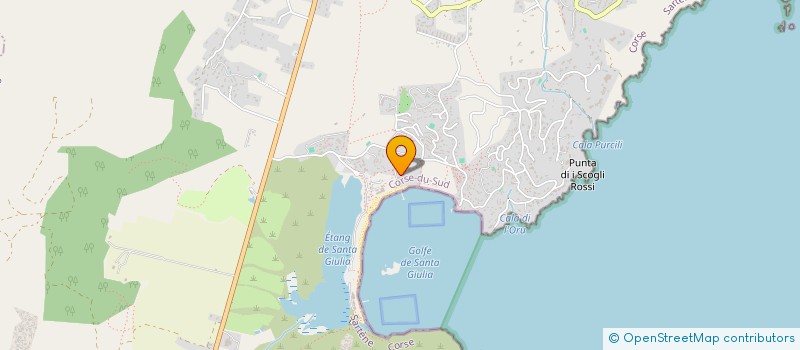 localisation de l'entreprise OLIVIERI ET CIE à PORTO-VECCHIO