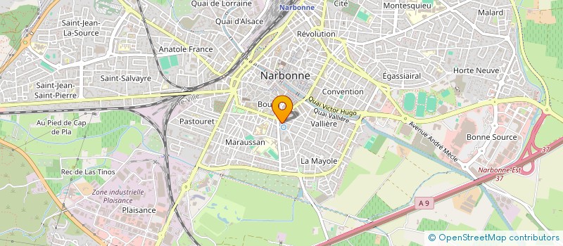 localisation de l'entreprise OLIVIETTE à NARBONNE