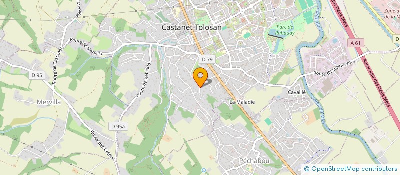 localisation de l'entreprise OLIVIEW à CASTANET-TOLOSAN
