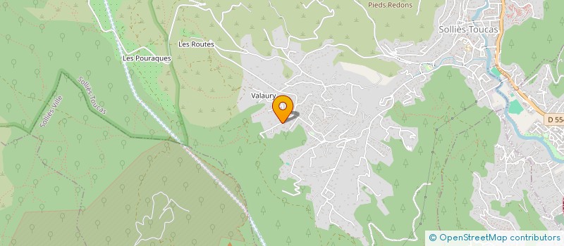 localisation de l'entreprise OLIVIGNES  SOLLIES-TOUCAS