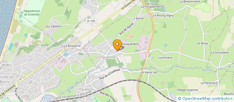 localisation de l'entreprise OLIVIN à LONGUEVILLE