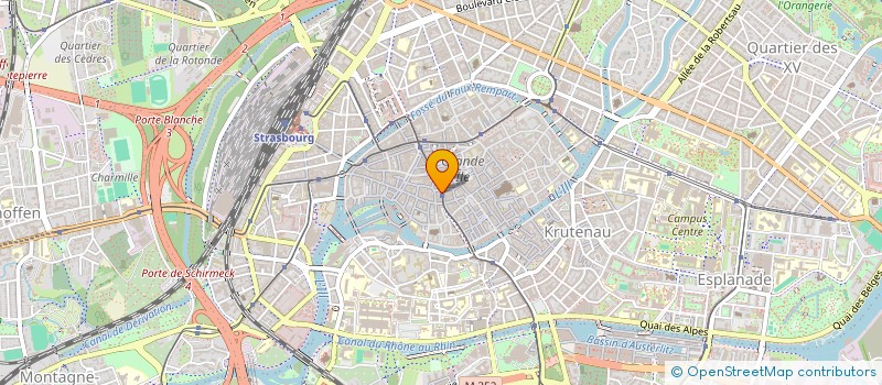 localisation de l'entreprise OLIVINE à STRASBOURG