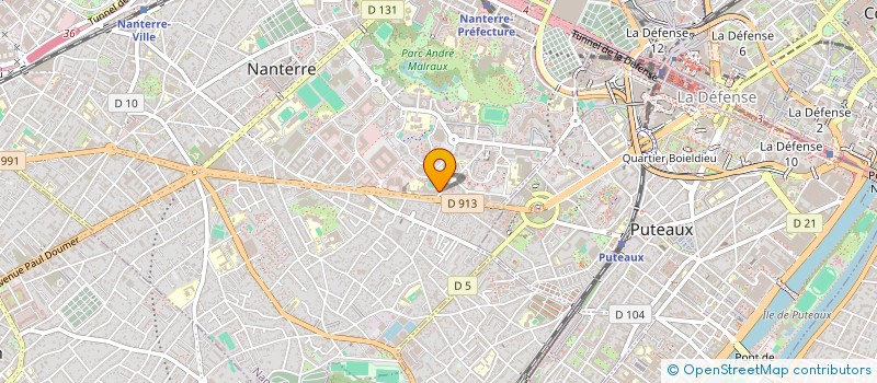 localisation de l'entreprise OLIVINE 99  NANTERRE