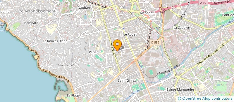 localisation de l'entreprise OLIVINVEST à MARSEILLE