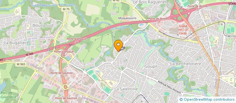 localisation de l'entreprise OLIVISS à ORVAULT