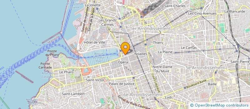 localisation de l'entreprise OLIVO à MARSEILLE