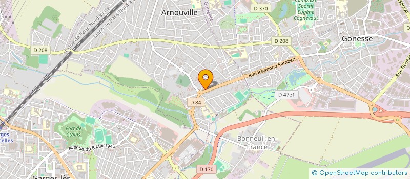localisation de l'entreprise OLIVRED TRANSPORTS à ARNOUVILLE