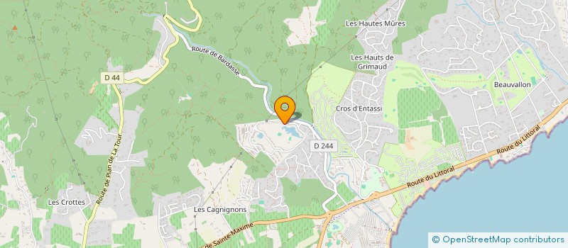 localisation de l'entreprise OLIVULA à GRIMAUD