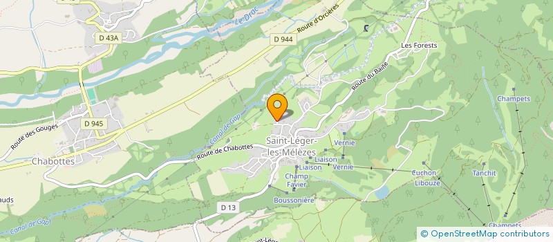 localisation de l'entreprise OLIVYNE à SAINT-LEGER-LES-MELEZES