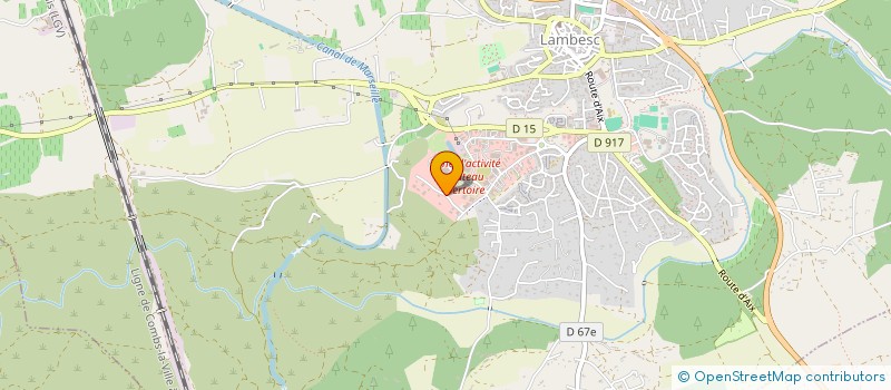 localisation de l'entreprise OLIWATH  LAMBESC