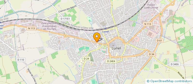 localisation de l'entreprise OLIX EXPRESS à LUNEL