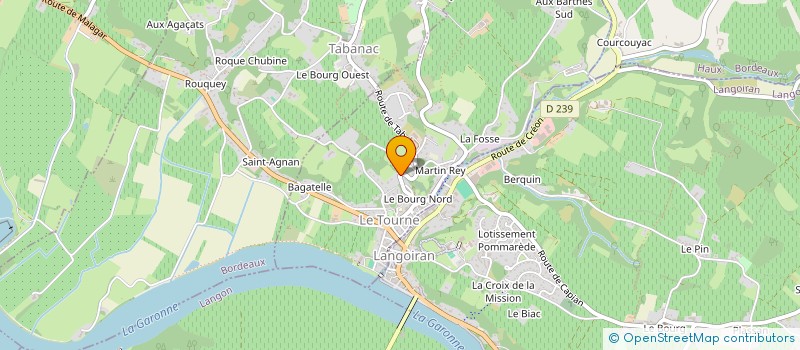 localisation de l'entreprise OLIX INVEST  LE TOURNE