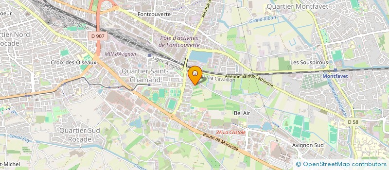 localisation de l'entreprise OLIXA  AVIGNON