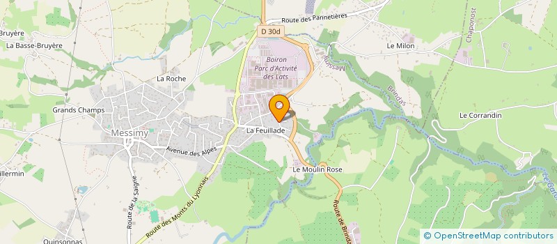 localisation de l'entreprise OLIXIS INDUSTRIES à MESSIMY