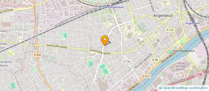 localisation de l'entreprise OLIYA à ARGENTEUIL