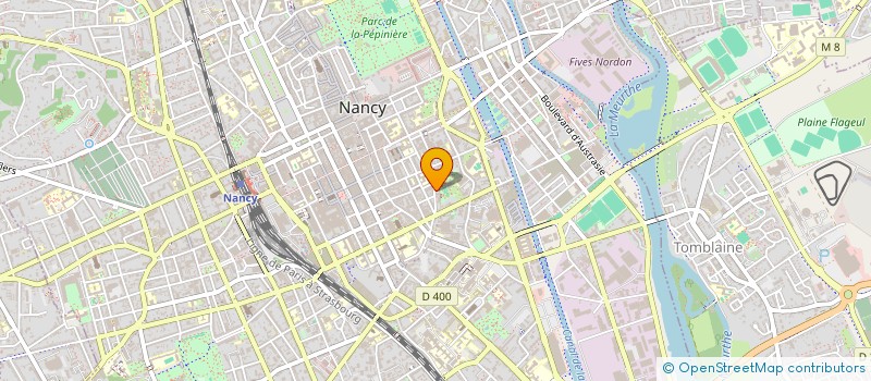 localisation de l'entreprise OLJB  NANCY