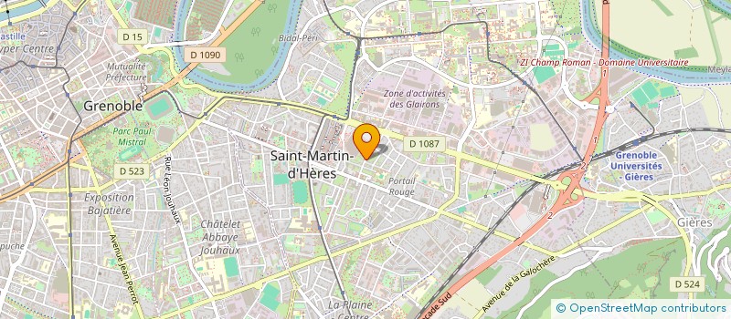 localisation de l'entreprise OLJE  SAINT-MARTIN-D'HERES