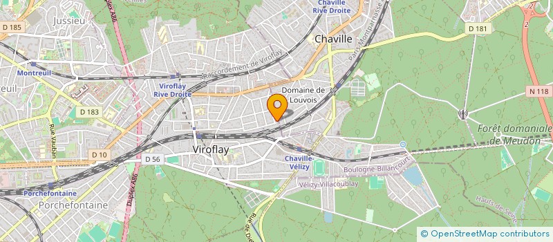 localisation de l'entreprise OLJEFRA  VIROFLAY