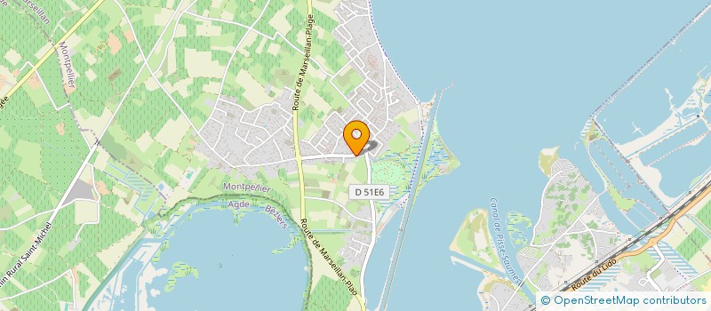 localisation de l'entreprise OLK à MARSEILLAN