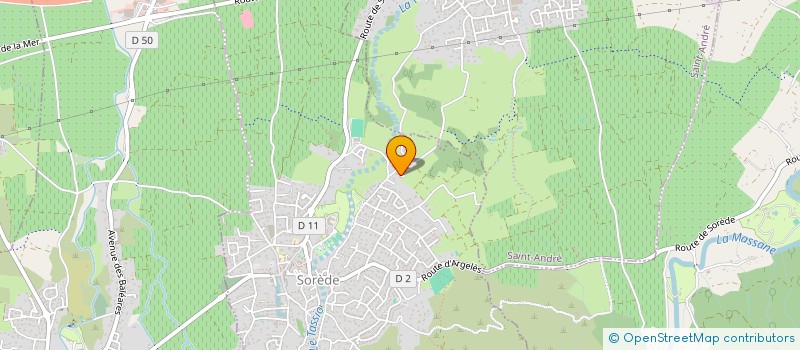 localisation de l'entreprise OLKA VIAS  SOREDE