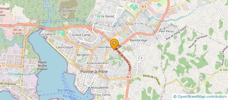 localisation de l'entreprise OLLA DAY  LES ABYMES