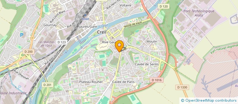 localisation de l'entreprise OLLAGNON, MARA, COULON, SOUYAH-MEDEUF  CREIL