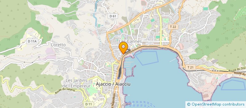 localisation de l'entreprise OLLANDINI INVESTISSEMENTS IMMOBILIERS à AJACCIO