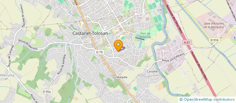localisation de l'entreprise OLLDIAL à CASTANET-TOLOSAN