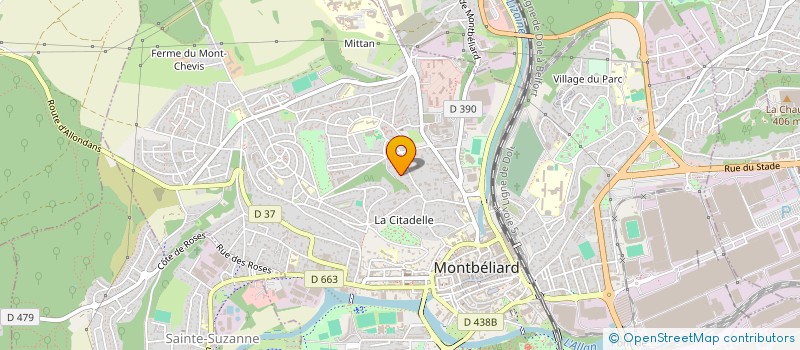 localisation de l'entreprise OLLI  MONTBELIARD