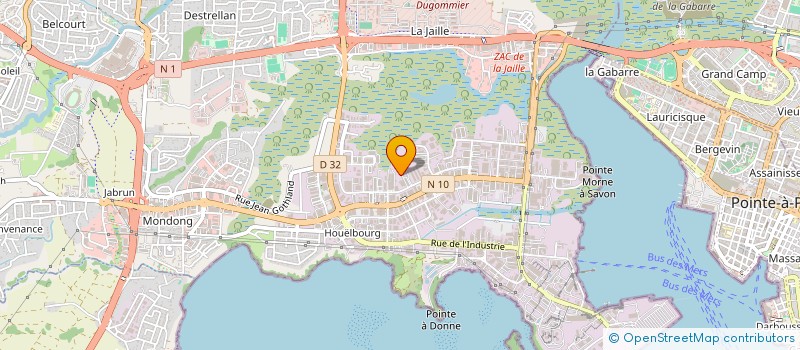 localisation de l'entreprise OLLI  BAIE-MAHAULT