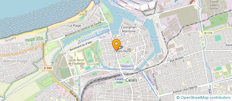 localisation de l'entreprise OLLIANCE à CALAIS