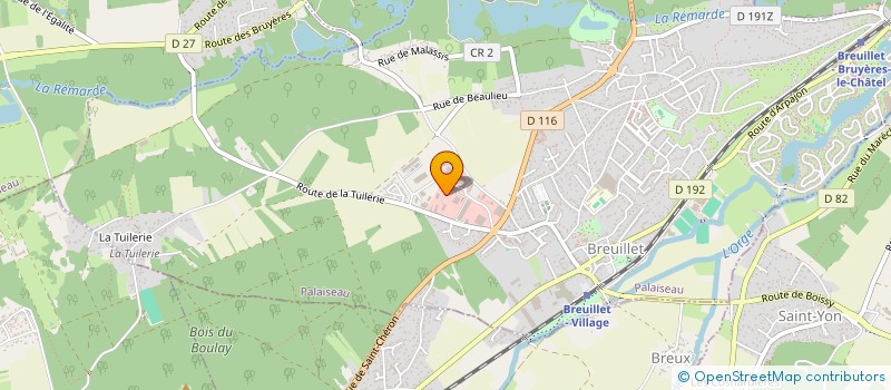 localisation de l'entreprise OLLIBULLE à BREUILLET