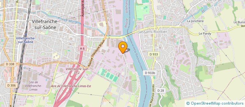 localisation de l'entreprise OLLIER BOIS à VILLEFRANCHE-SUR-SAONE