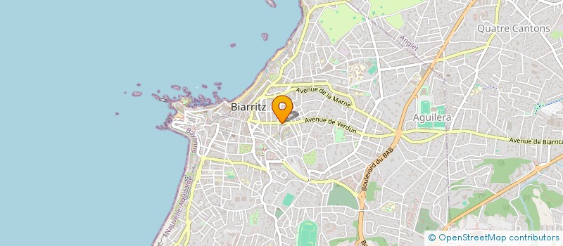 localisation de l'entreprise OLLINVEST à BIARRITZ