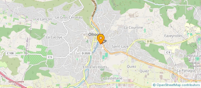 localisation de l'entreprise OLLIOULES DRAGEES à OLLIOULES
