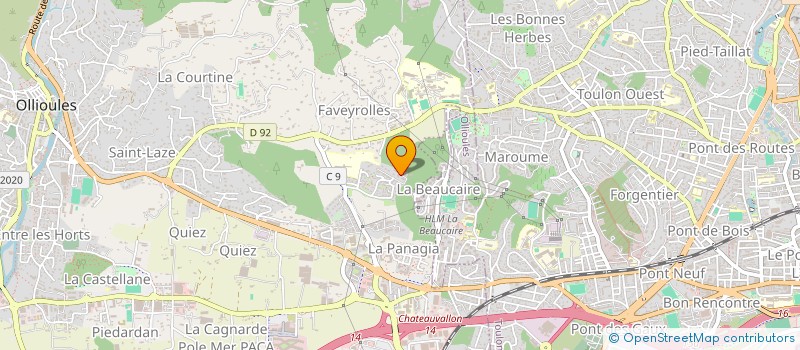 localisation de l'entreprise OLLIOULES INITIATIVES  OLLIOULES