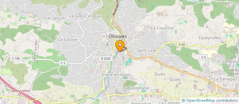 localisation de l'entreprise OLLIOULES SOCCER à OLLIOULES