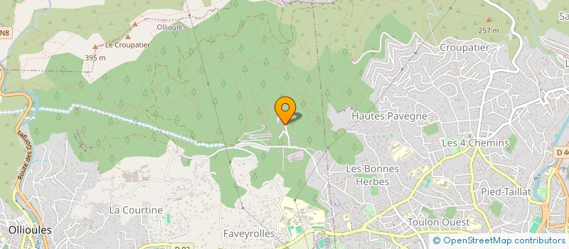 localisation de l'entreprise OLLIOULES TERRASSEMENTS DEMOLITIONS  OLLIOULES